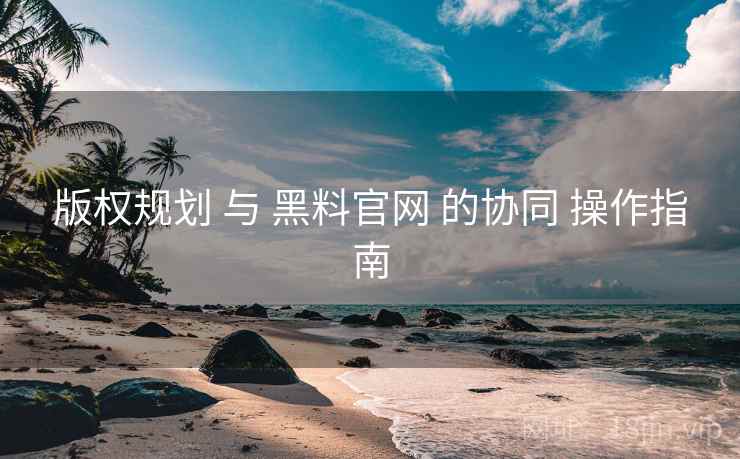 版权规划 与 黑料官网 的协同 操作指南  第2张