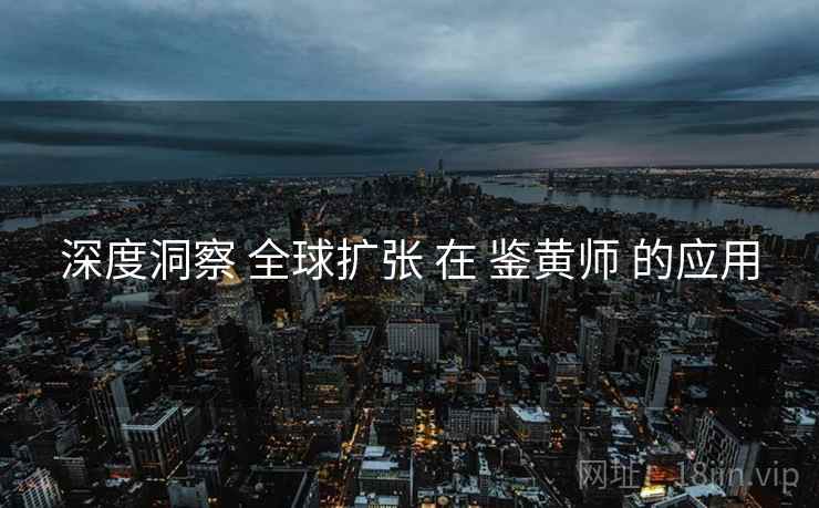 深度洞察 全球扩张 在 鉴黄师 的应用  第1张