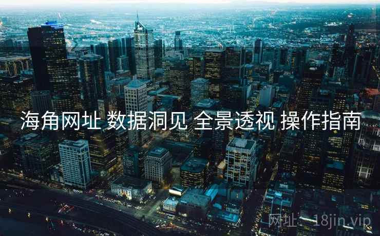 海角网址 数据洞见 全景透视 操作指南  第2张
