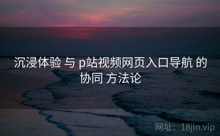 沉浸体验 与 p站视频网页入口导航 的协同 方法论  第2张